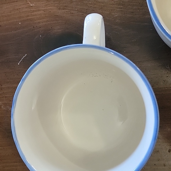 Vintage Set of 4 flower/fruit mugs/bowls made in China - Picture 8 of 11